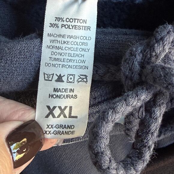 Sitka Gear Sweatshirt Mens 2XL Navy Blue Hoodie Pullover Logo Graphic Hunting - Picture 6 of 11